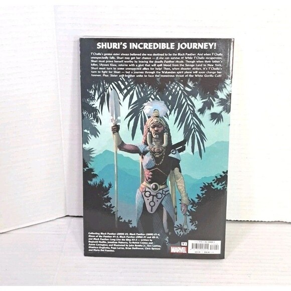 Black Panther The Saga of Shuri and T'Challa Marvel Comics TPB Paperback New - Picture 2 of 4